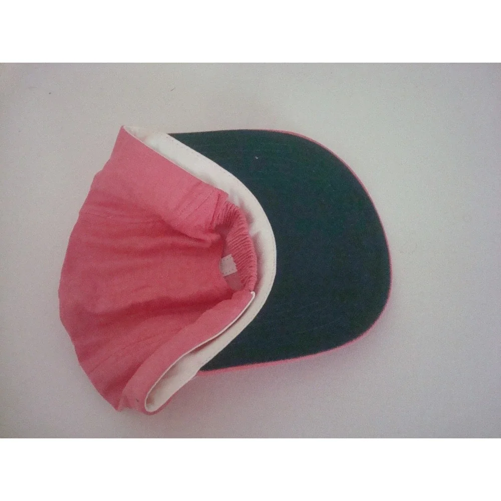ENGLAND PATRIOTS  DUCKBILL  PINK STRETCH OSFM 90S HAT‎ CAP VINTAGE DEADSTOCK A1